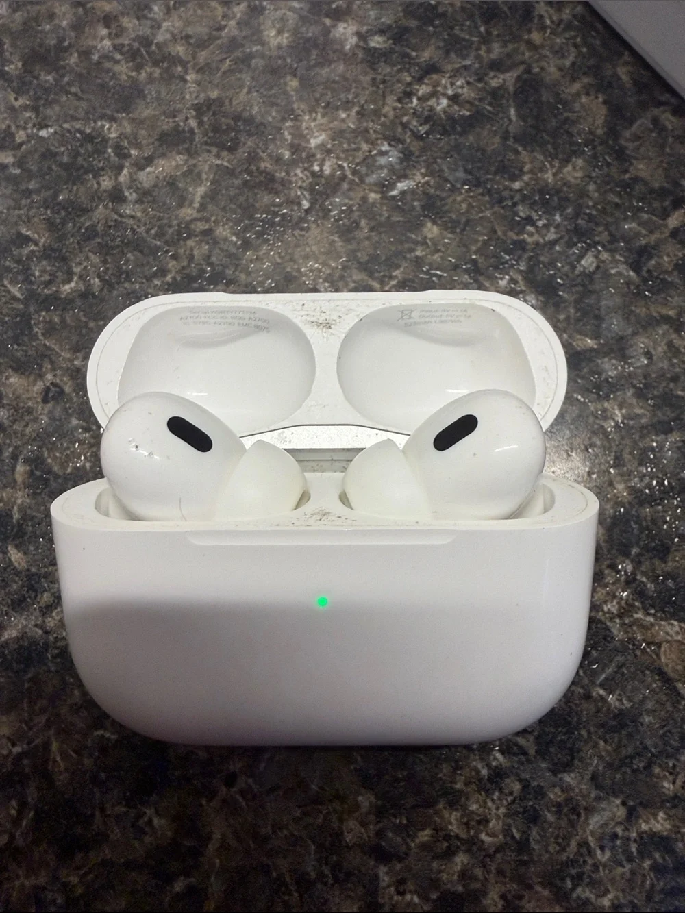 Apple AirPods Pro, 2nd generation with MagSafe Charging case.